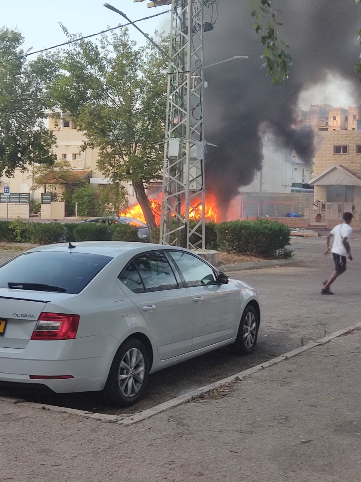הירי מלבנון: פגיעה ישירה ברכב בקריית ים, ללא נפגעים