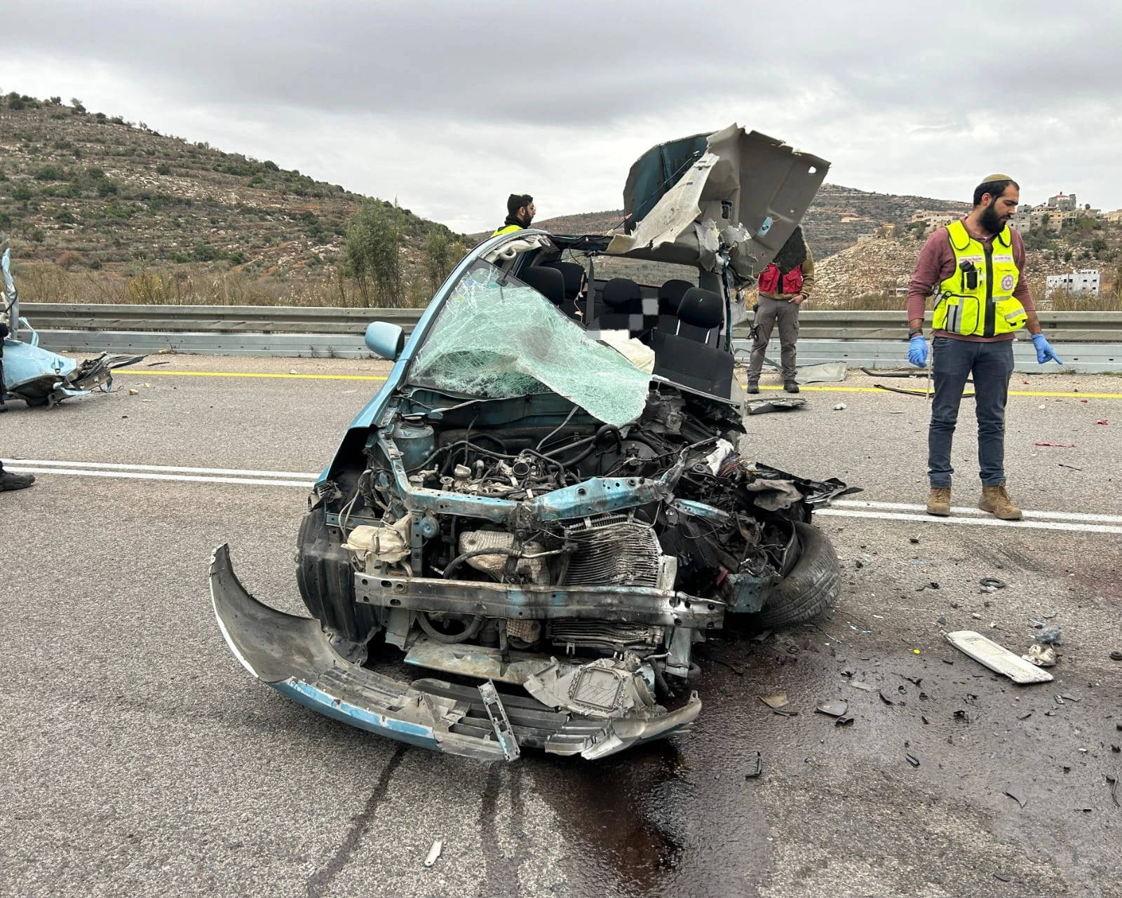 הרוג בתאונת דרכים בין רכב למשאית בכביש 60