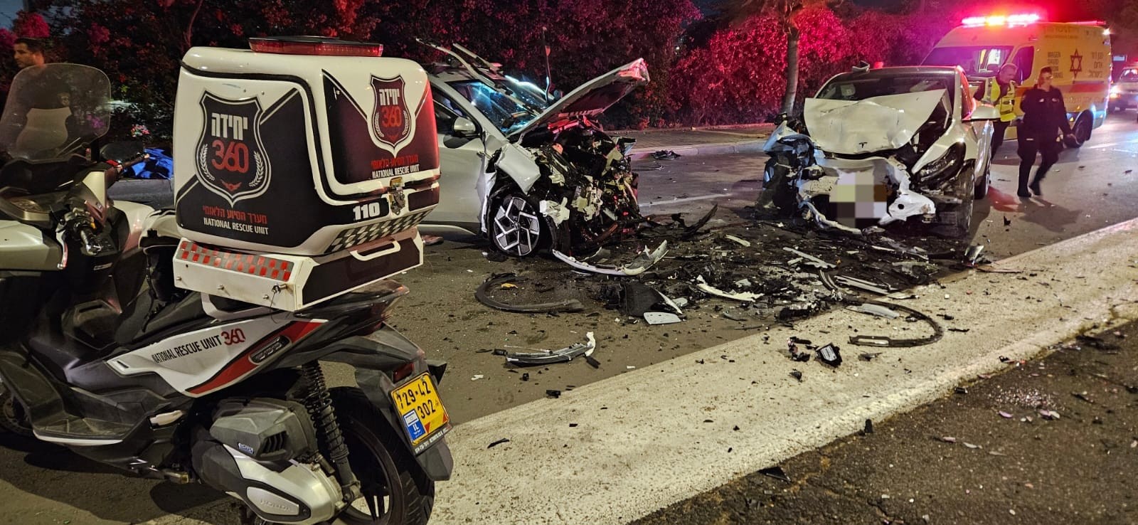 נערה בת 14 נהרגה בתאונת דרכים בין 2 כלי רכב ביבנה