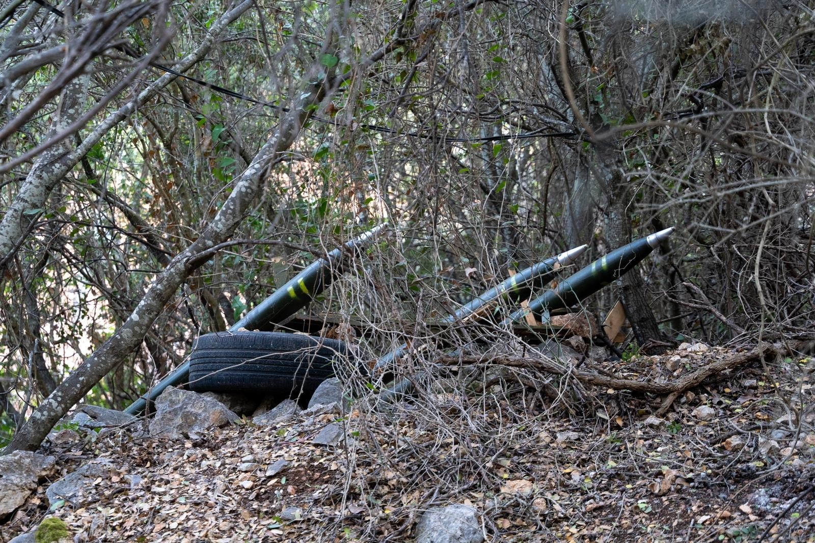 כוחותינו השמידו בלבנון משגרי רקטות שהיו מוכנים לירי