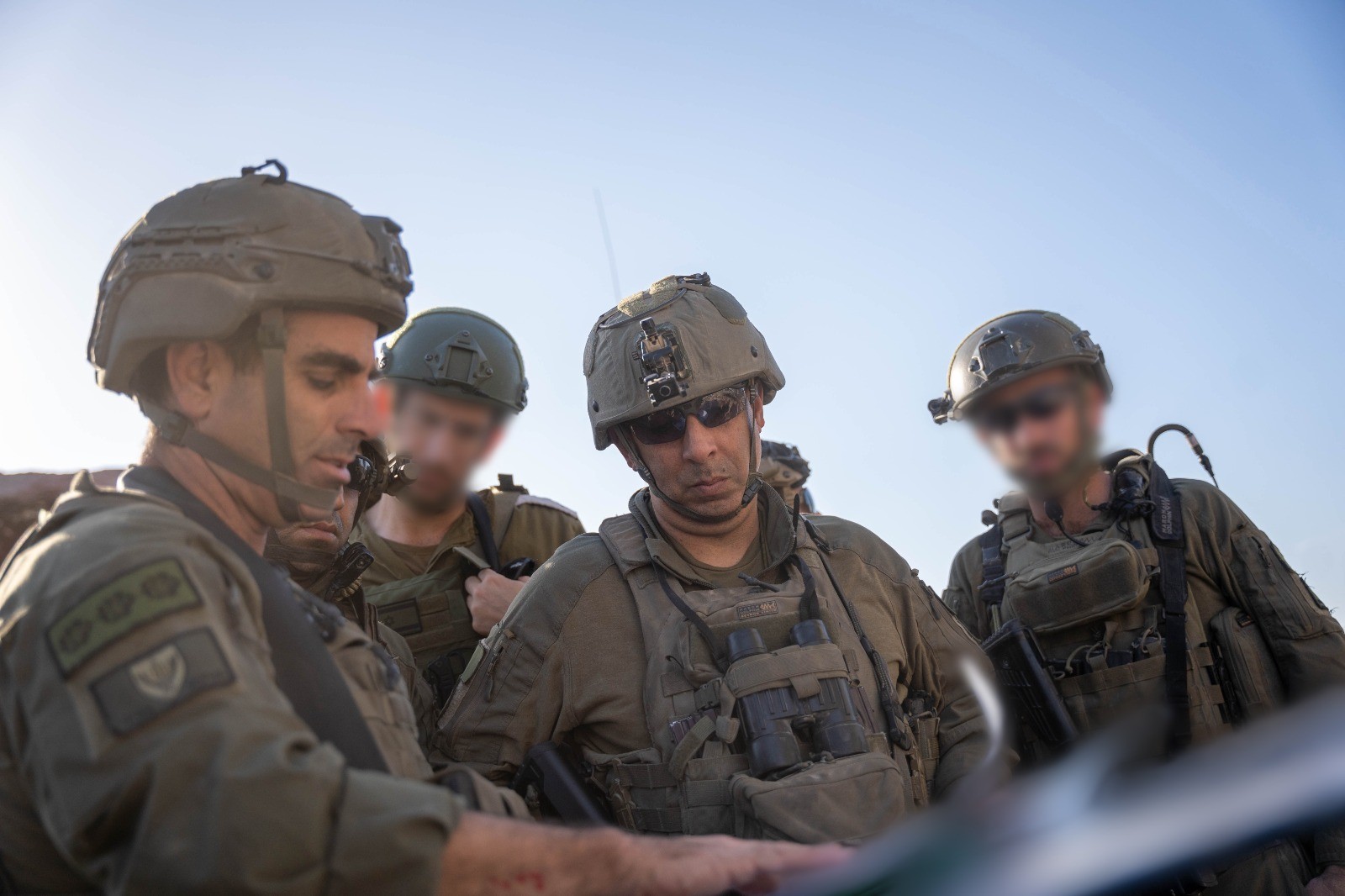 שליטה מבצעית במרחב: מפקד אוגדה 162 בהערכת מצב בצפון הרצועה