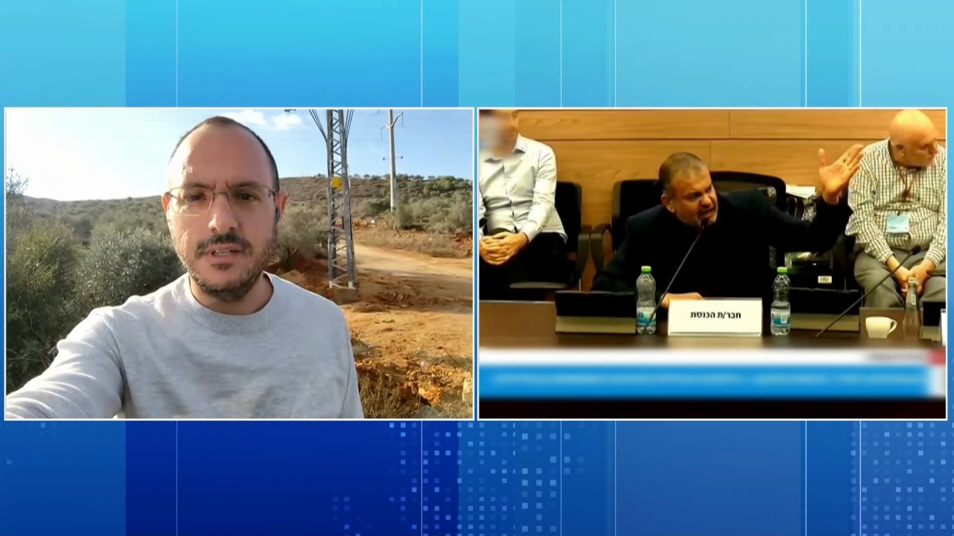 "אתה ביקרת מחבלים!": עימות סוער בין לוחם לח"כ מסיעת רע"ם