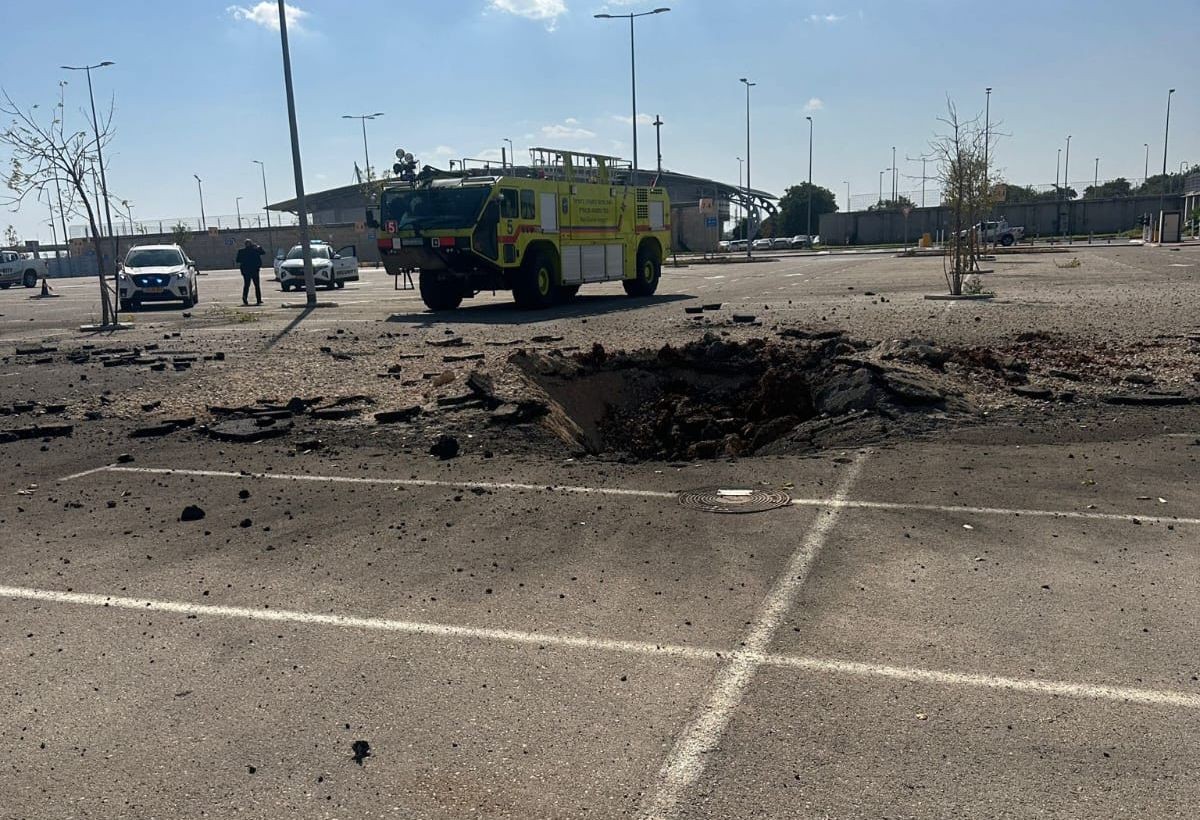 המטח למרכז: נפילה זוהתה באזור נתב"ג | תיעוד מהזירה
