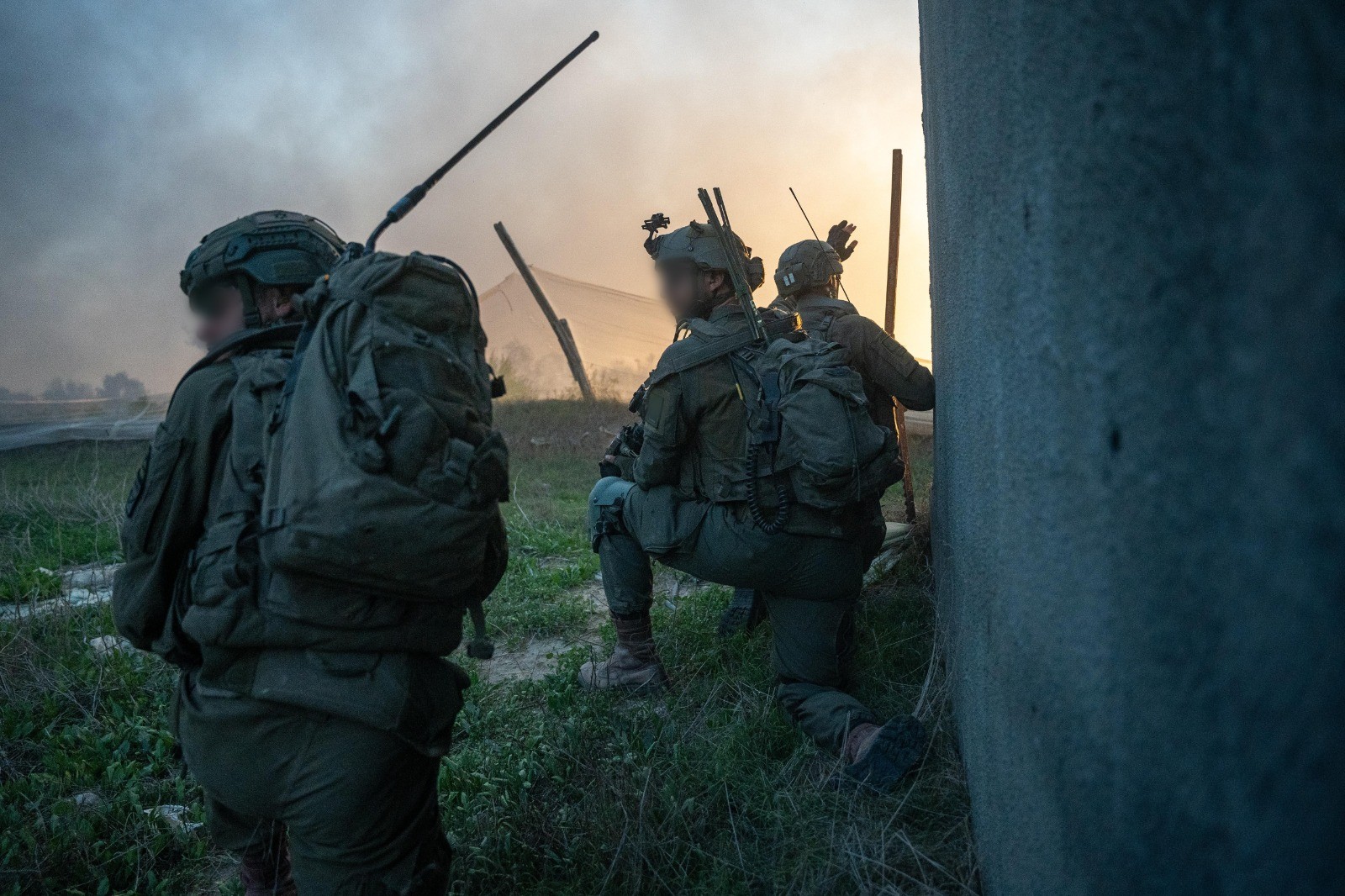לוחמי צוות הקרב של חטיבת כפיר החלו לפעול מערבית לבית חאנון