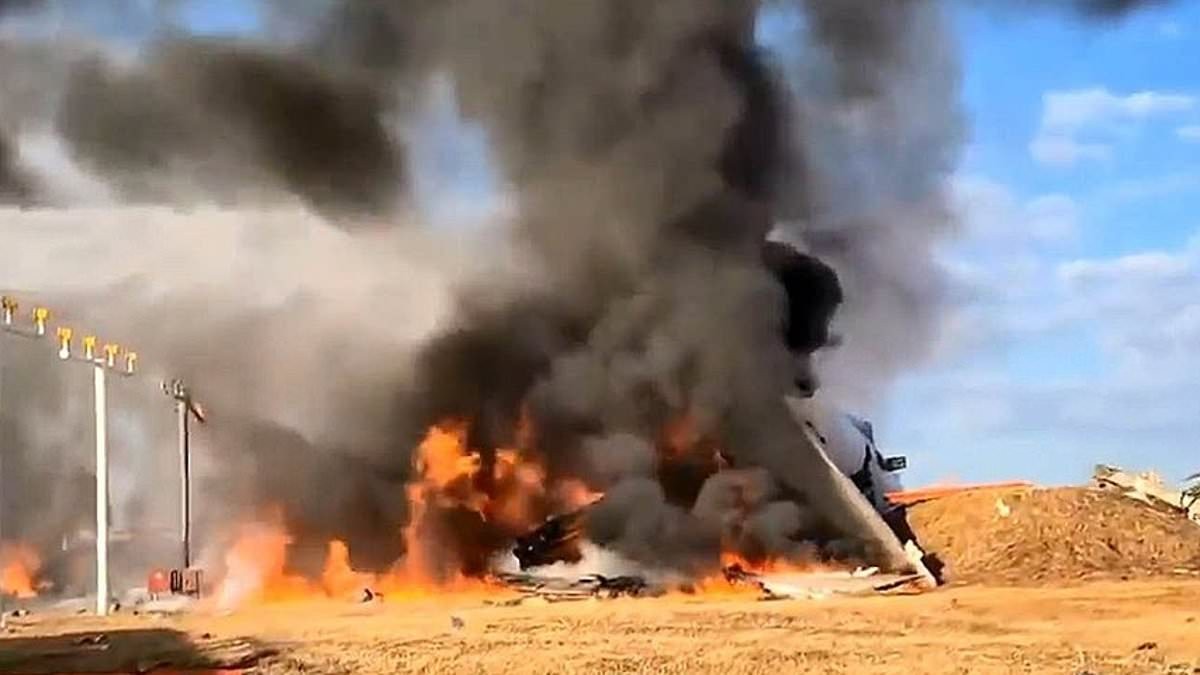 לפחות 62 בני אדם נהרגו בהתרסקות מטוס בדרום קוריאה | תיעוד