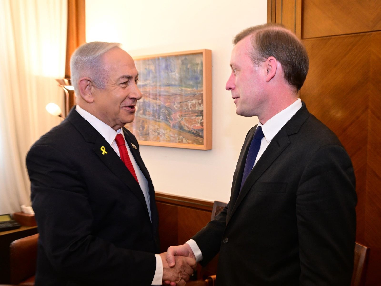 נתניהו לסאליבן: שליטת צה"ל באזור החיץ בסוריה - זמנית