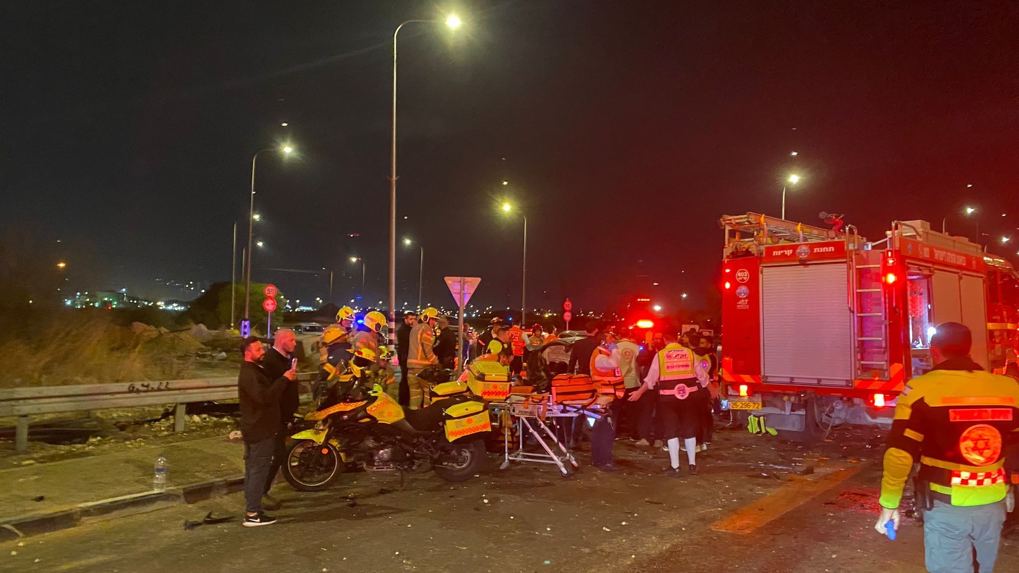 שני הרוגים ושני פצועים אנוש בתאונה קטלנית בקריית אתא