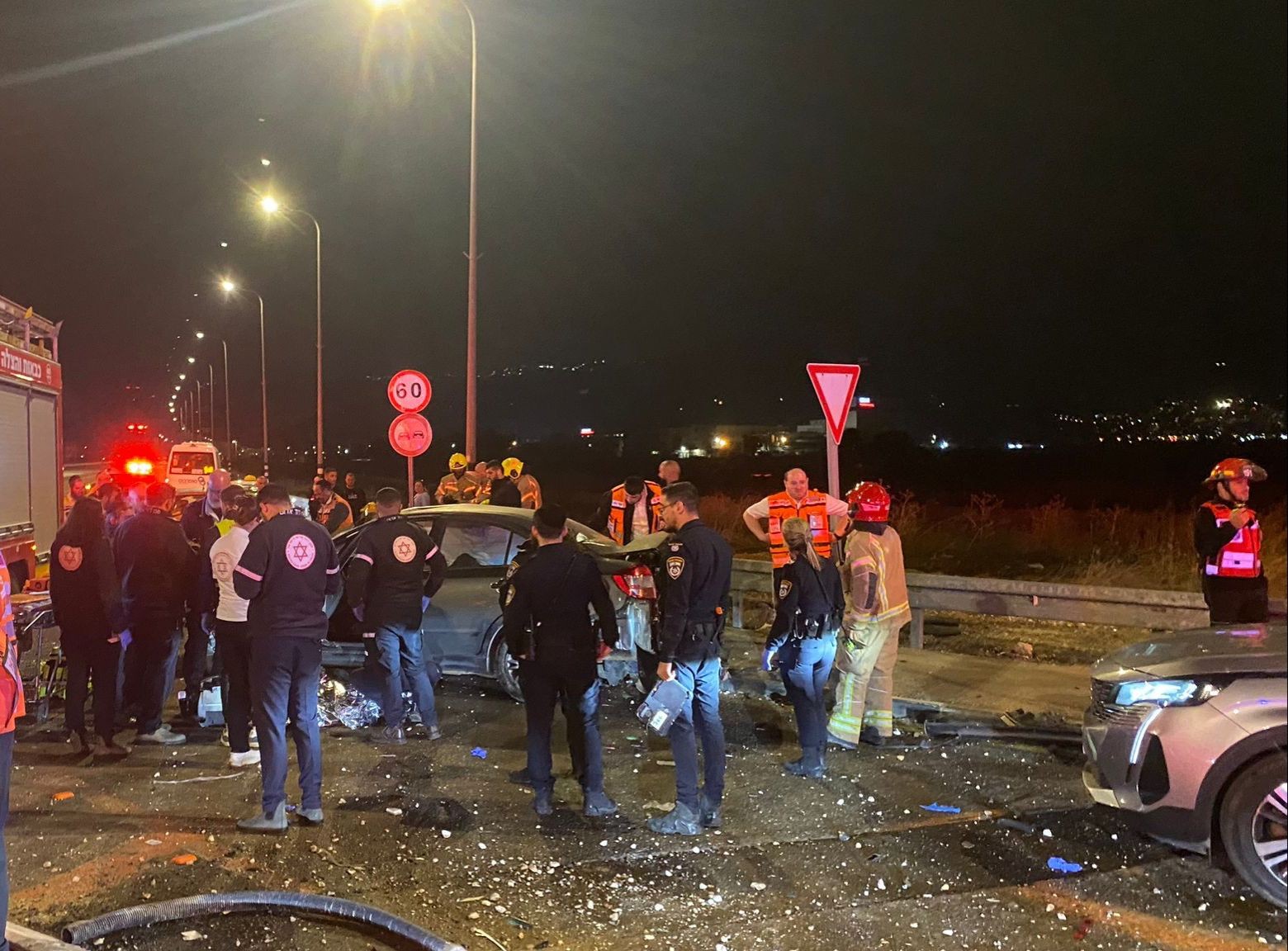 שני הרוגים ושני פצועים אנוש בתאונה קטלנית בקריית אתא