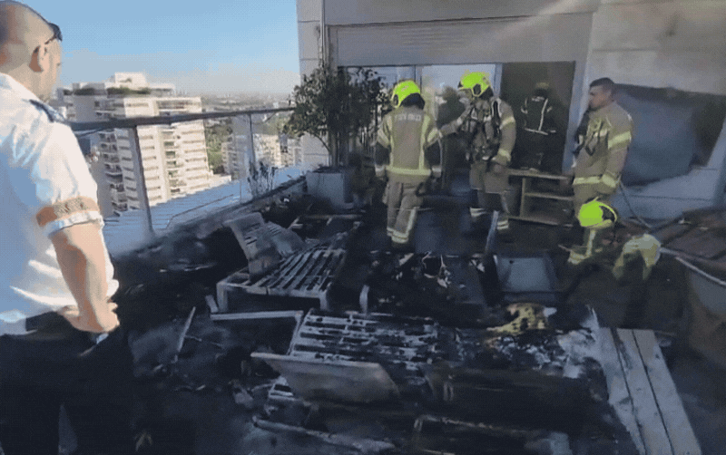 נס גדול: הכטב"ם פגע ישירות בבניין ביבנה - סמוך לגן ילדים