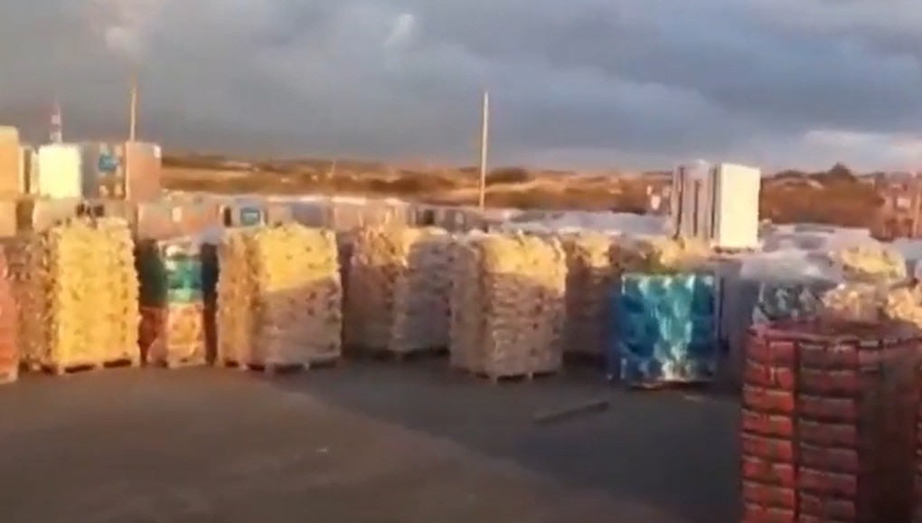 סיוע לאויב: כך הגיבו הלוחמים כשנתקלו בסחורה שמוזרמת לעזה