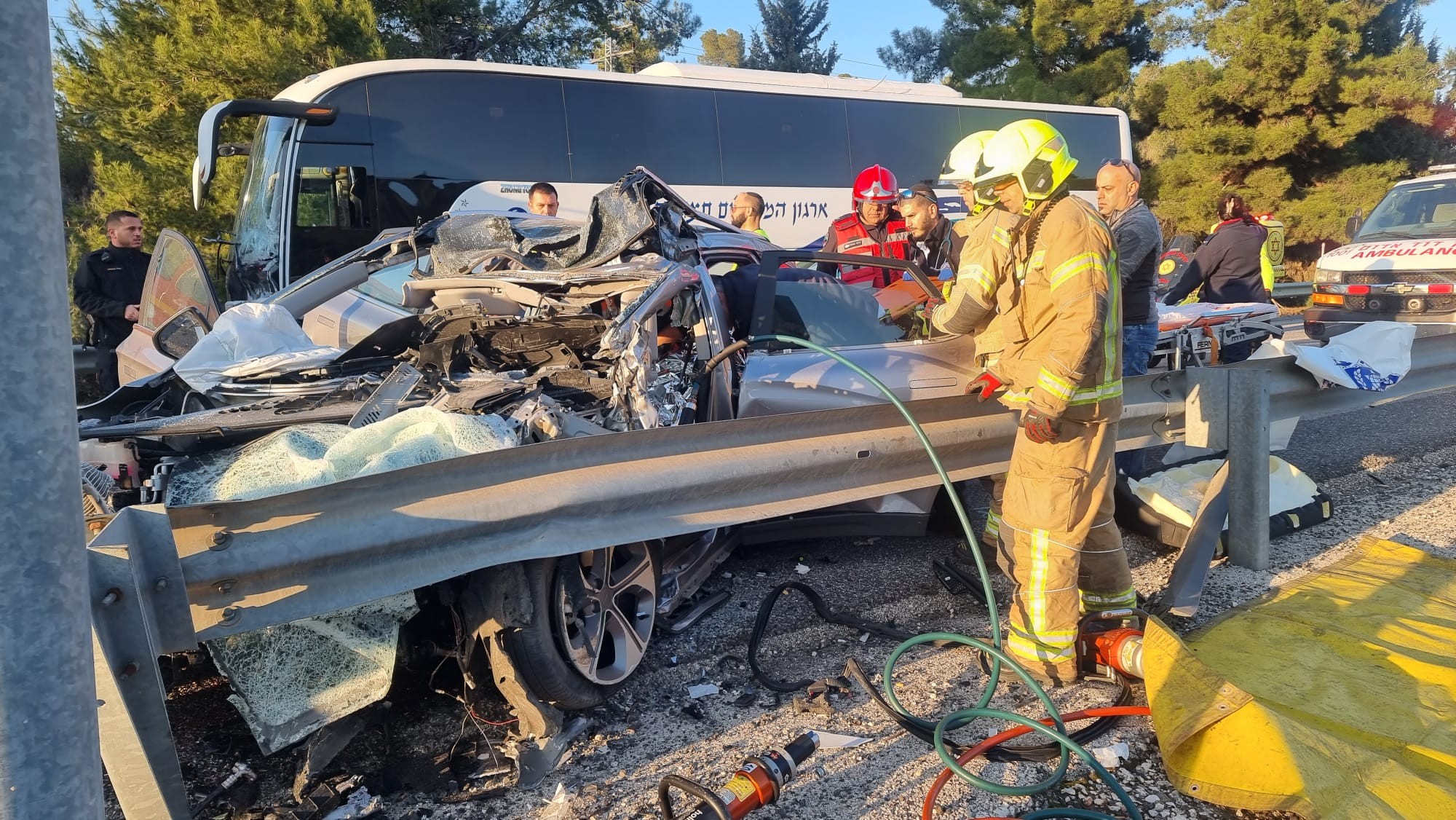 גבר בן 45 נהרג בתאונת דרכים קטלנית סמוך לצפת | תיעוד מהזירה