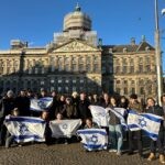חודשיים לאחר הפרעות באמסטרדם: דגלי ישראל הונפו בלב העיר