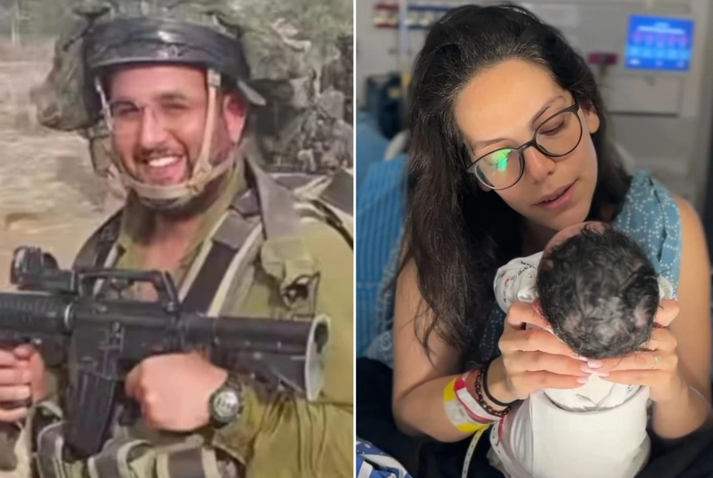 תיעוד מצמרר מחדר הלידה: אשת הלוחם שנפל בקרב ילדה את בנם
