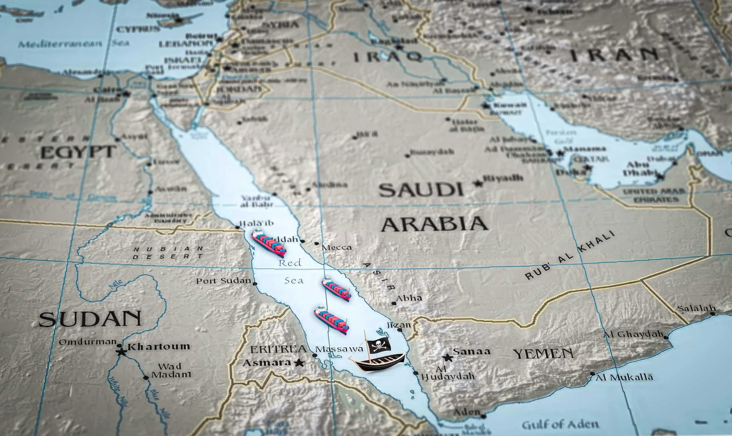 Houthis Fire Ballistic Missiles at Red Sea Islands
