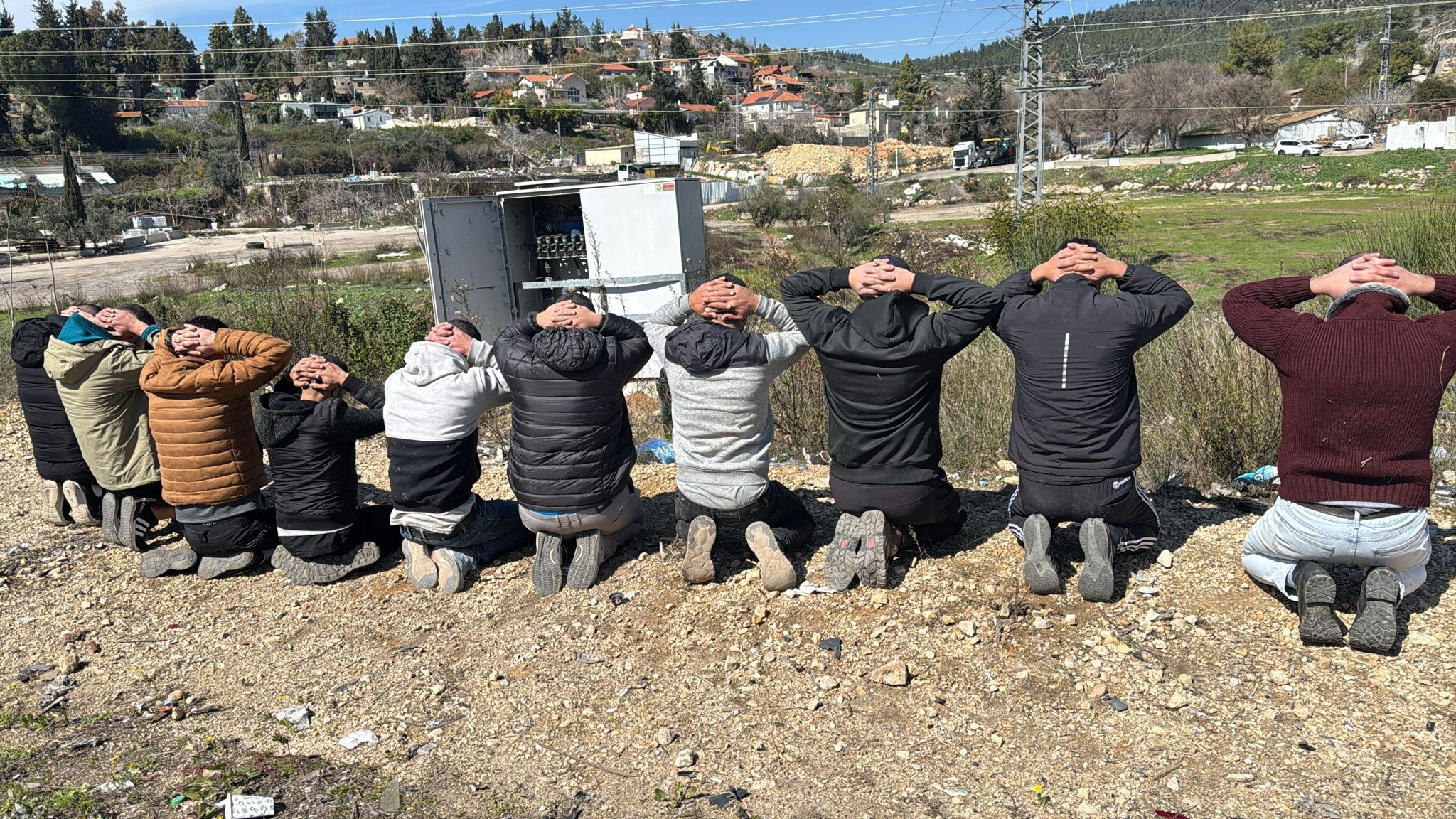 לקראת הרמדאן: 11 שוהים בלתי חוקיים נעצרו בסמוך לירושלים