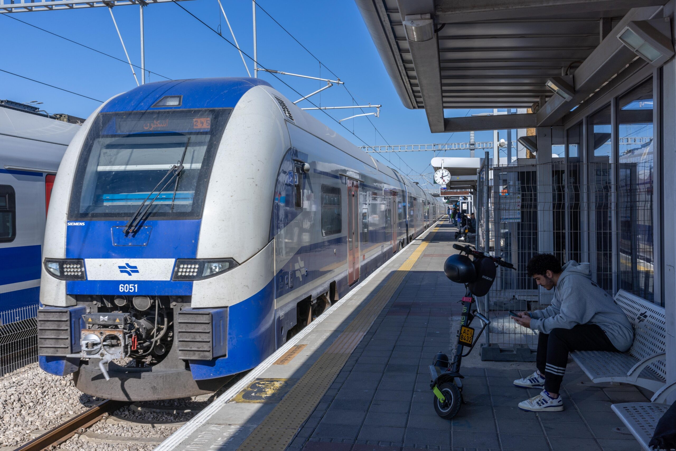 לראשונה מ-7.10: הרכבת חוזרת לעיר שדרות - מאחורי חומת מיגון