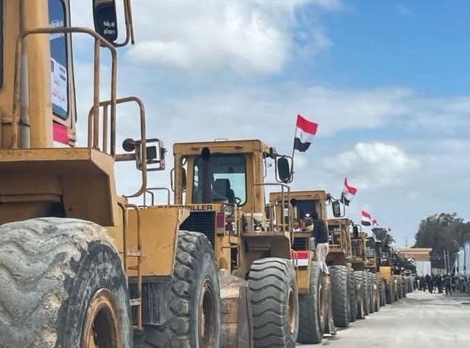 דיווחים ערביים: החלה כניסת כלים כבדים לרצועת עזה דרך רפיח