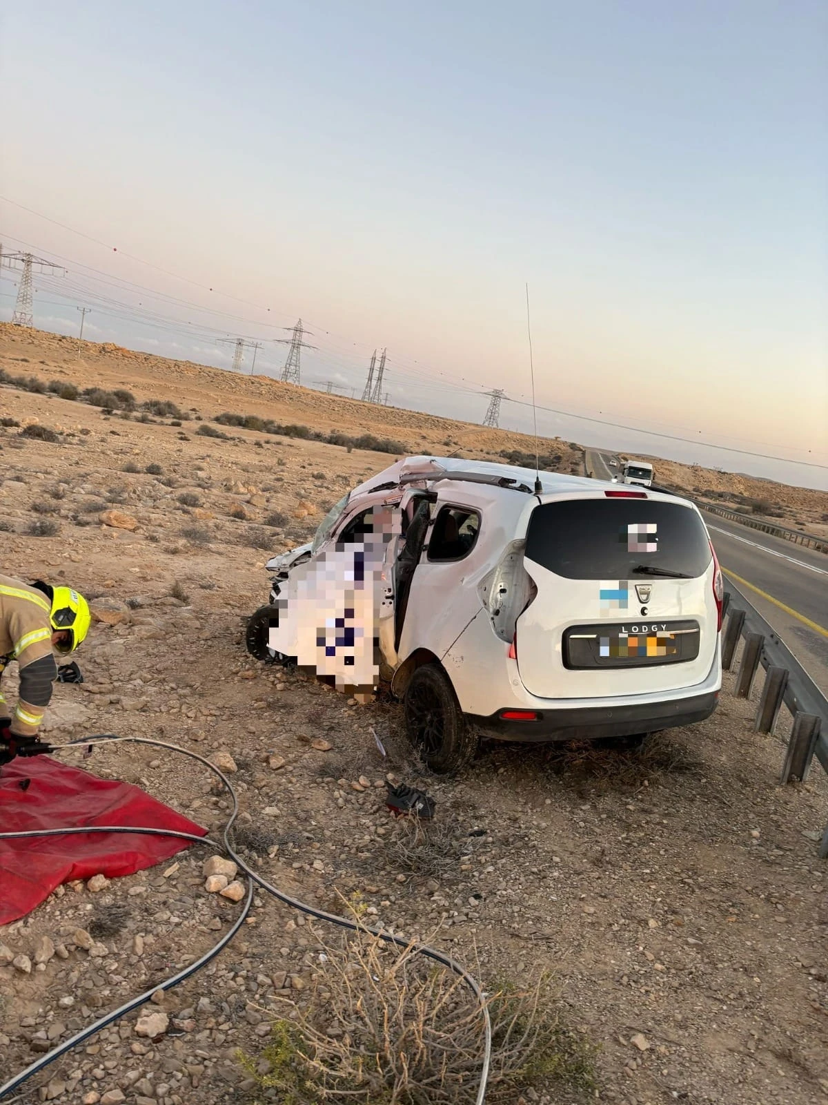 הרוג בתאונת דרכים קטלנית בכביש 40, סמוך למצפה רמון
