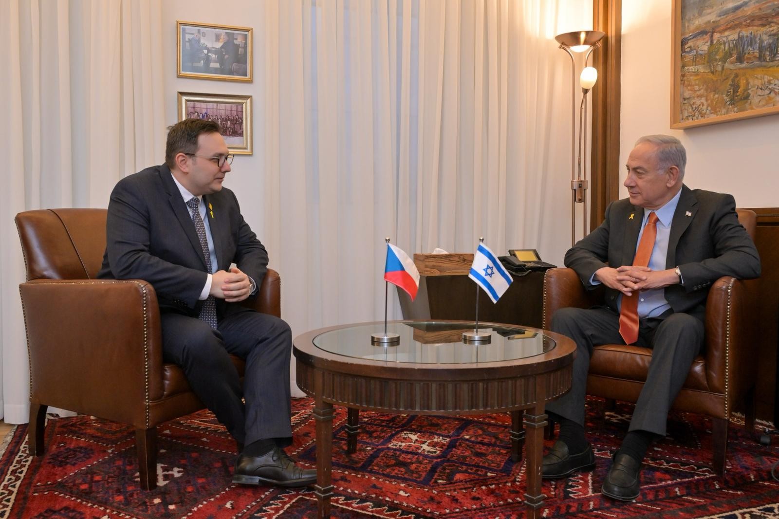 ראש הממשלה נתניהו נפגש עם שר החוץ הצ'כי בירושלים
