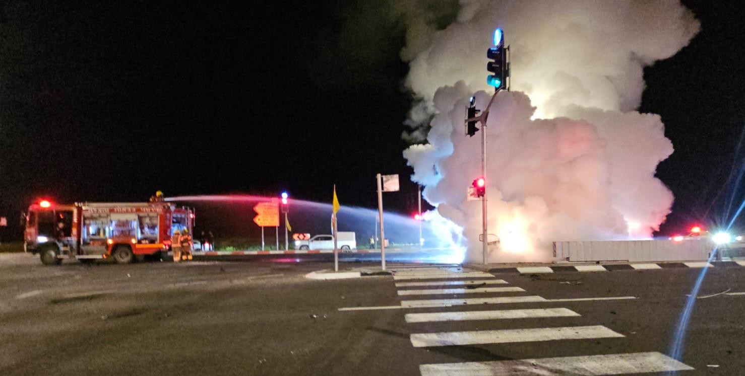 פיצוץ הרכב סמוך לשדרות: מדובר בחיסול על רקע פלילי