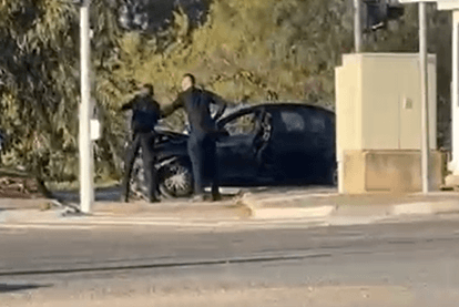 המשטרה: "עצרנו רכב חשוד ובתוכו חשוד בביצוע הדריסה" | תיעוד