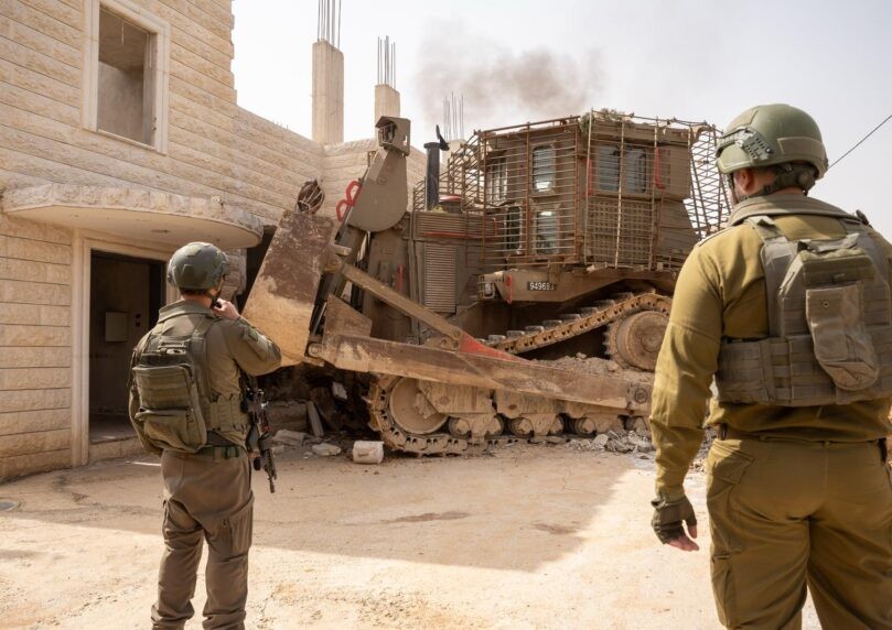 נהרס בית המחבל שרצח את סמ"ר גרי גדעון הנהגל הי"ד | תיעוד