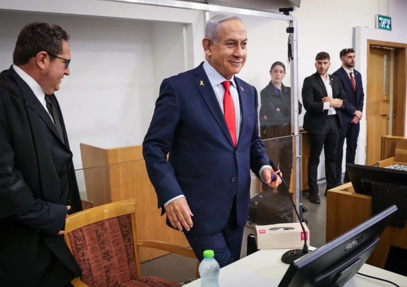 ראש הממשלה בנימין נתניהו בבית המשפט, ארכיון | צילום: פלאש 90