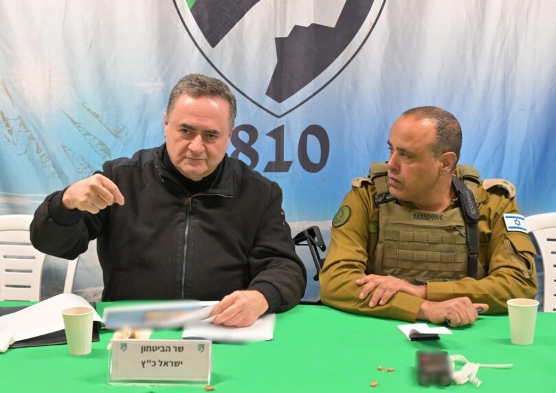 כ"ץ: בכל בוקר כשג'ולאני יתעורר, הוא יראה את צה"ל צופה בו