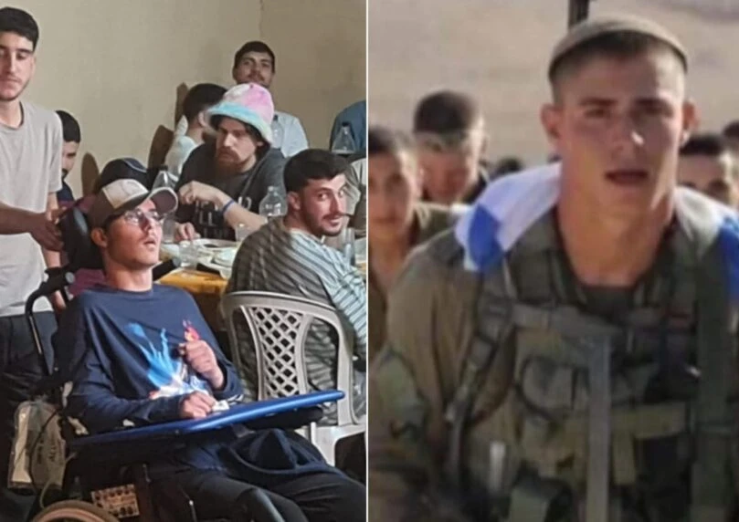 שנה אחרי הפציעה הקשה בעזה: הלוחם חגג עם חבריו לצוות | צפו