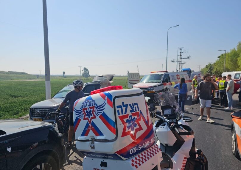 תאונה בשפלה: רוכב אופנוע נפצע באורח קשה ופונה לבית החולים