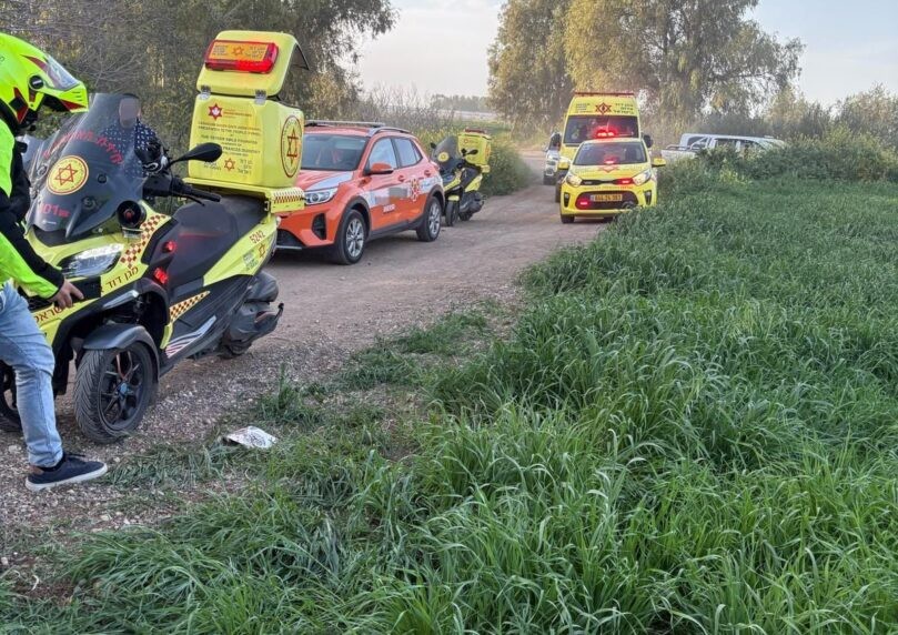 ילד בן 8 נפצע בהתנגשות בין טרקטרונים בבן שמן, מצבו קשה