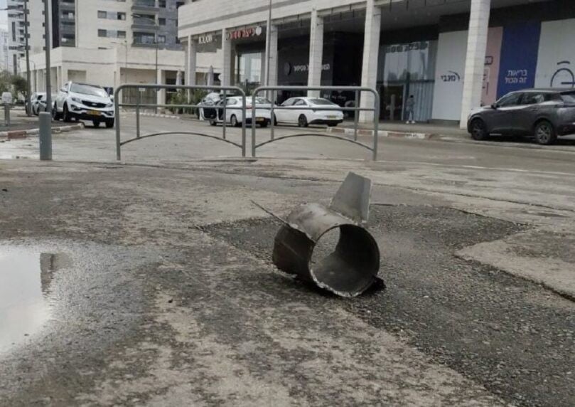 תיעוד: רסיס שאותר בראשון לציון טופל על ידי חבלן משטרה