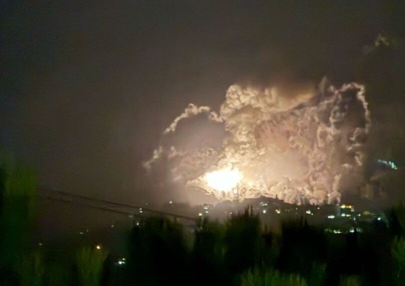 במרחב הבקעא בלבנון: כוחותינו תקפו תשתית טרור תת קרקעית