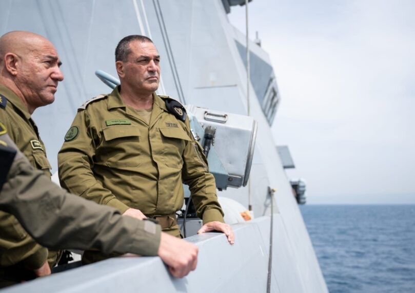 הרמטכ"ל בחיל הים: "עלינו לסכל את האיומים ולדאוג להגנה חזקה"