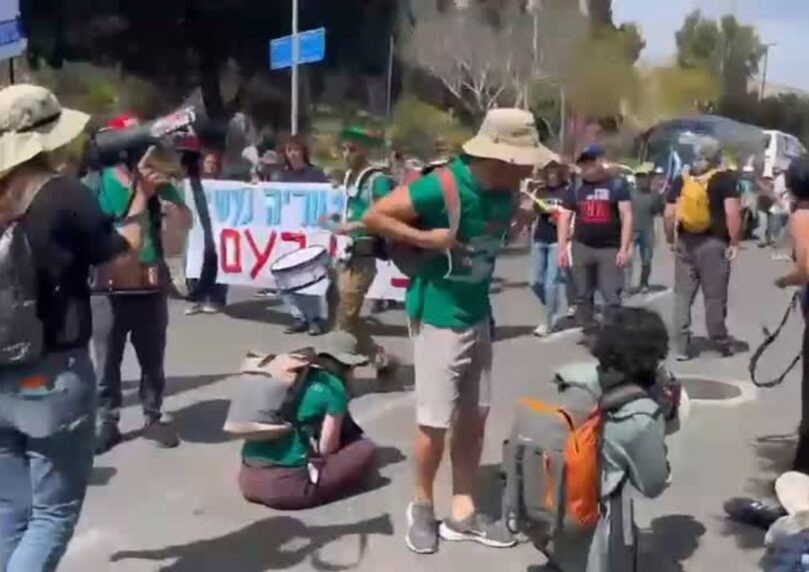חסמו צירי תנועה: שישה נעצרו בשל הפרות סדר סביב קריית הממשלה