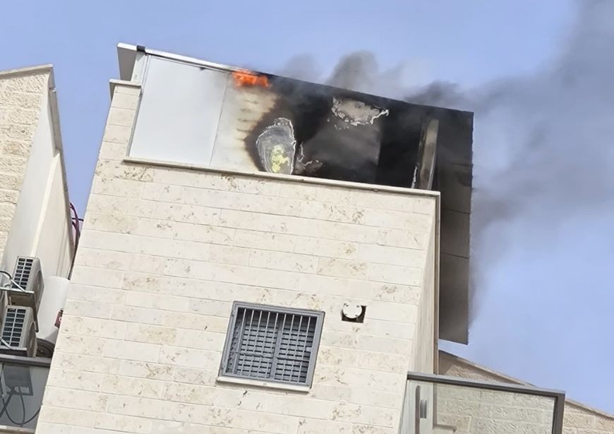 שריפה פרצה בדירה ברמת בית שמש, לא דווח על נפגעים | צפו