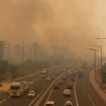 שרפת ענק משתוללת סמוך לירושלים, המשטרה החלה בפינוי יישובים
