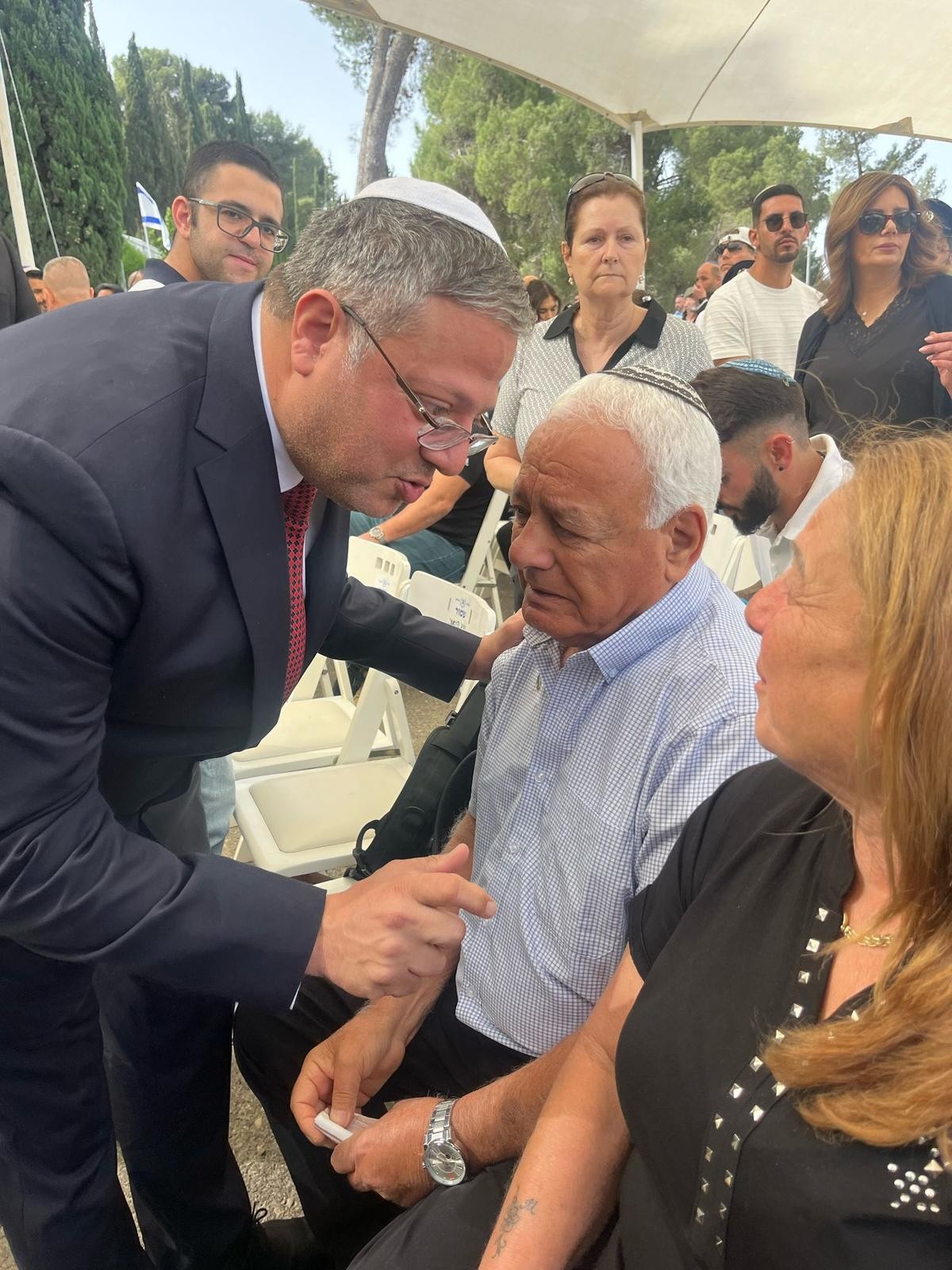 השר בן גביר בטקס הזיכרון לחללי המשטרה: "בזכותם ישראל חיה"
