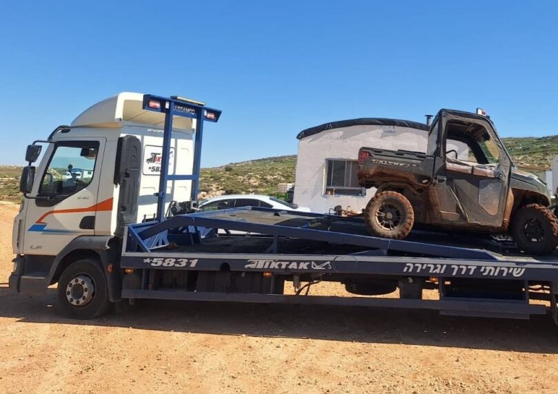 מעצר הרבש"ץ בבנימין: רכב הביטחון של היישוב הוחרם אף הוא