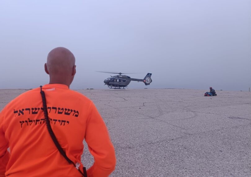 7 מטיילים נקלעו למצוקה בנחל דרגה במדבר יהודה, וחולצו במסוק