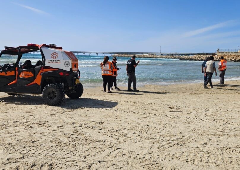 המשטרה הודיעה על סגירת החוף בנחל חדרה עד להודעה חדשה