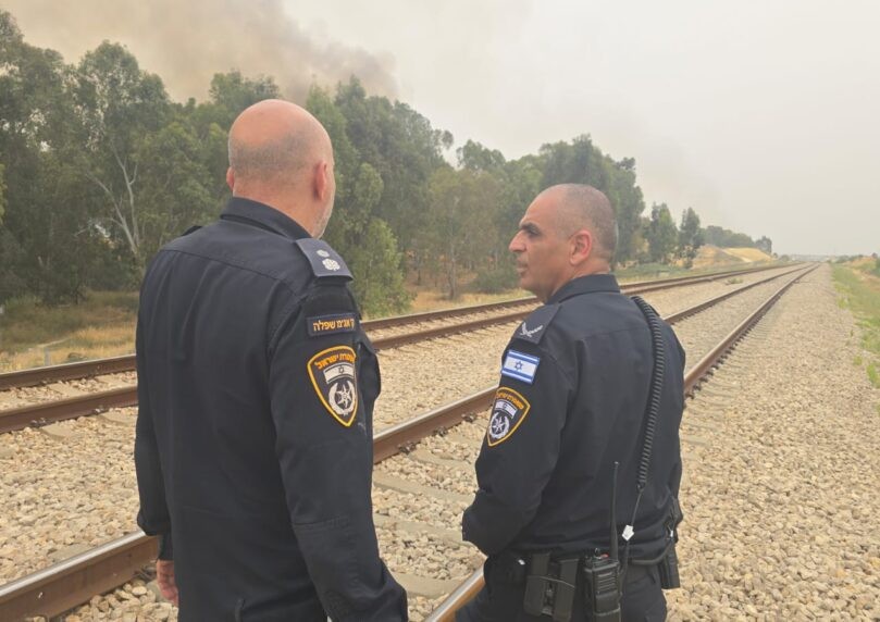 בשל השריפות: שינויים בתנועת הרכבות בשפלה