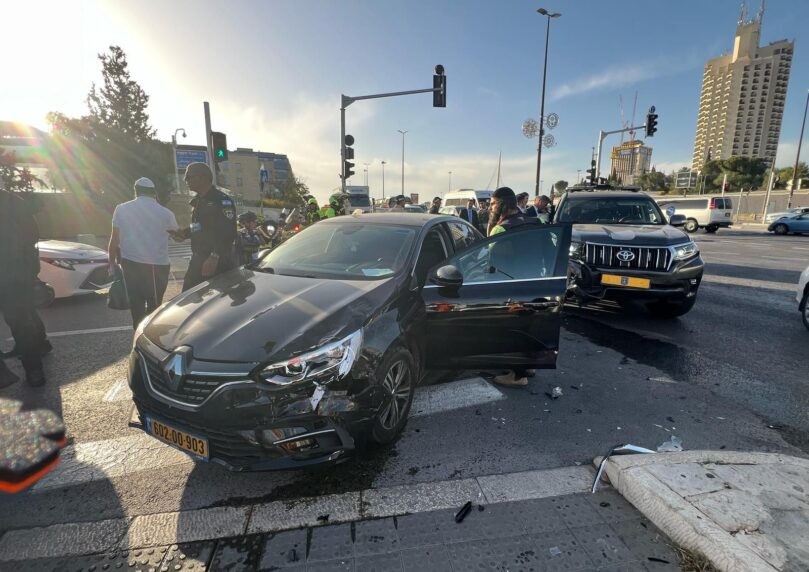 ביציאה מטקס יד לבנים: שיירת רה"מ הייתה מעורבת בתאונת דרכים