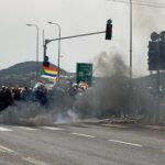 "בשל הטבח בסוריה": הבערת צמיגים בהפגנת הדרוזים סמוך לעכו