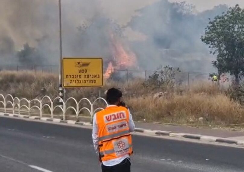 במקביל לאש המשתוללת בשפלה: שרפות ענק פרצו בדרום ובאלעד