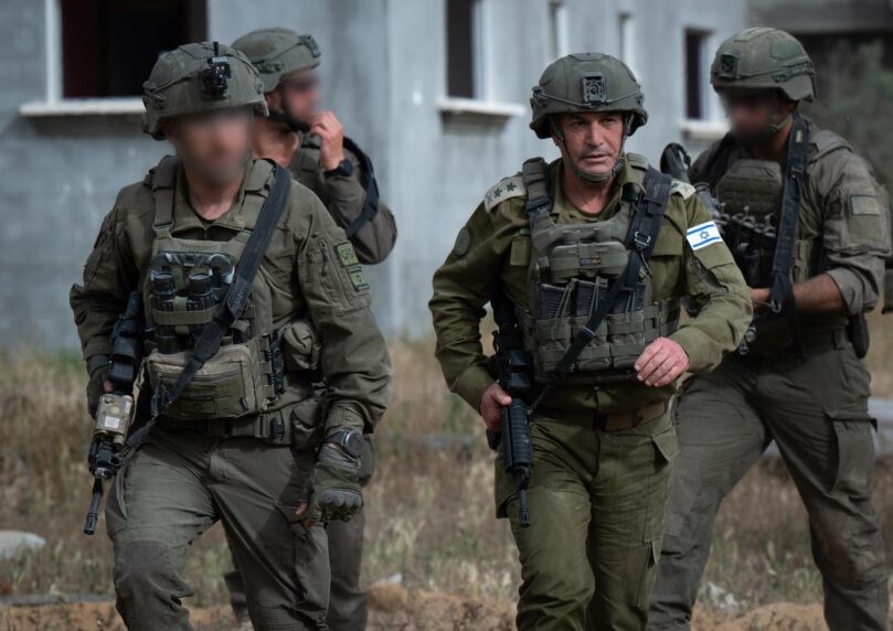 הרמטכ"ל בציר מורג: "מטרת הפעולה שלנו פה ברורה וערכית"
