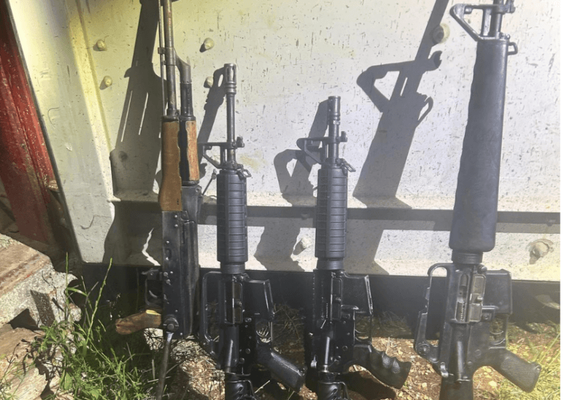קלאצ'ניקוב ורובי M-16: כוחותינו איתרו אמל"ח בלתי חוקי בצפון