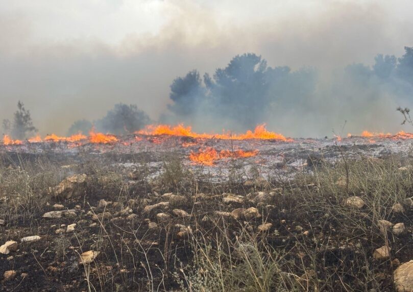 גל השרפות ברחבי הארץ: חזית נוספת פרצה באזור חדרה