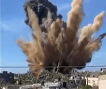 תיעוד דרמטי מתקיפה אווירית של כוחותינו בדיר אל-בלח