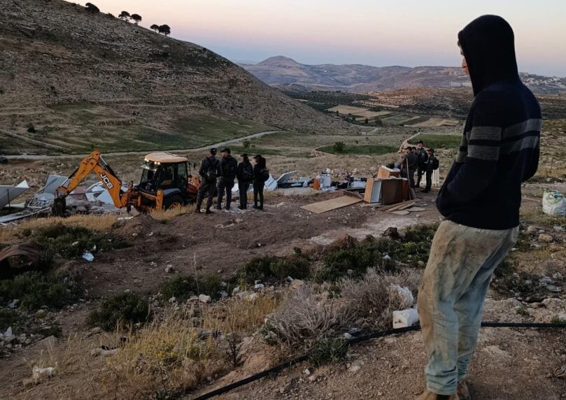 הרס בבנימין: 3 משפחות פונו מבתיהן בגבעת אור נחמן